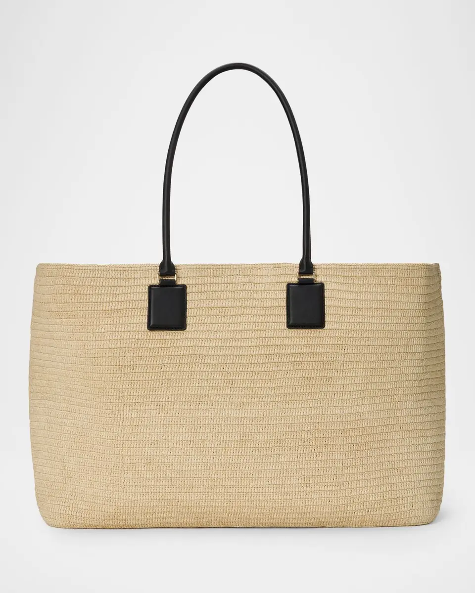 Loewe Verano XL Embroidered Raffia Tote Bag | Thumbnail 6 Loewe Verano XL Embroidered Raffia Tote Bag | Thumbnail 6