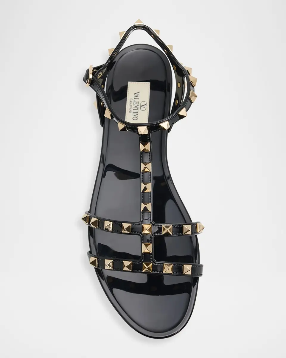 Valentino Garavani Summer Rockstud Jelly Flat Sandals | Thumbnail 6