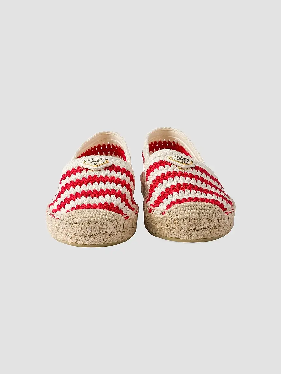 Prada Women's Crochet Espadrilles | Thumbnail 4