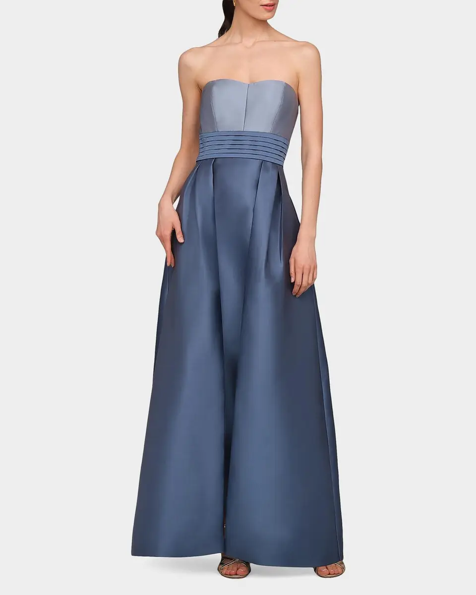 Kay Unger New York Trina Overskirt Mikado Gown | Thumbnail 4 Kay Unger New York Trina Overskirt Mikado Gown | Thumbnail 4