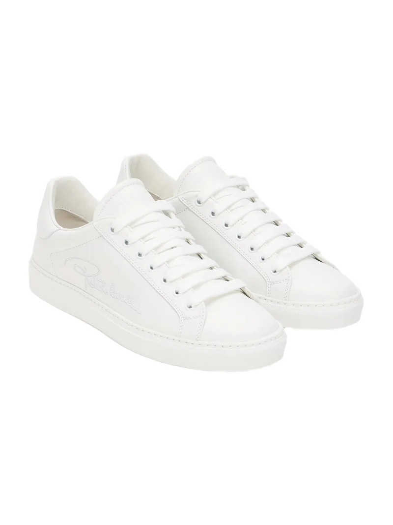 White Low Top Sneakers