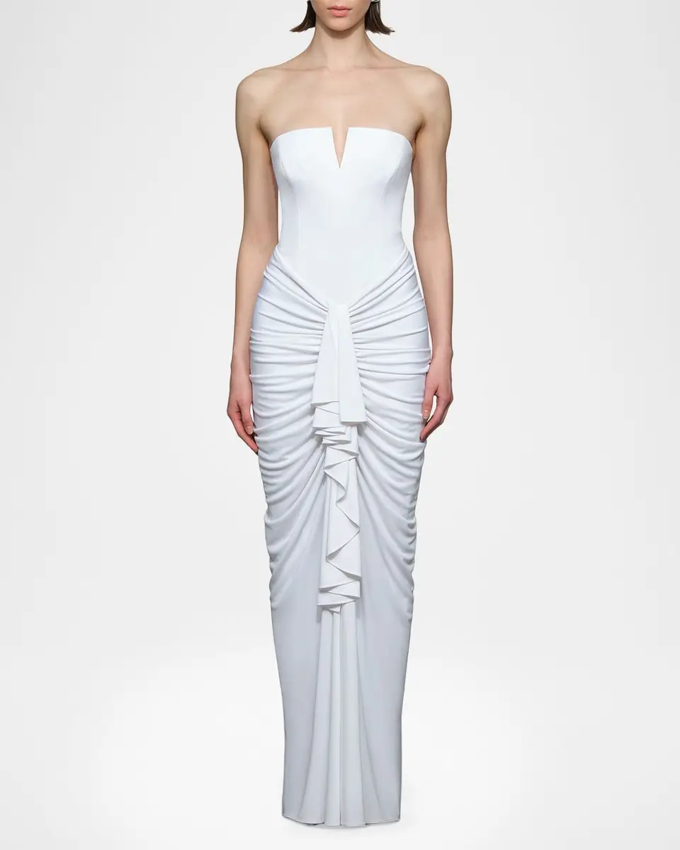 Et Ochs Selena Ruched Strapless Gown | Thumbnail 2 Et Ochs Selena Ruched Strapless Gown | Thumbnail 2