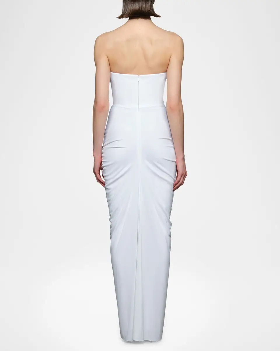 Et Ochs Selena Ruched Strapless Gown | Thumbnail 3 Et Ochs Selena Ruched Strapless Gown | Thumbnail 3