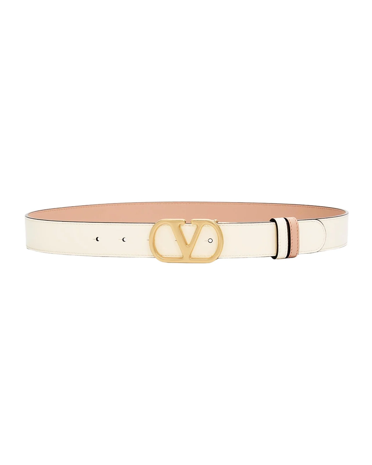 VLogo Signature Reversible Shiny Calfskin Belt 30MM