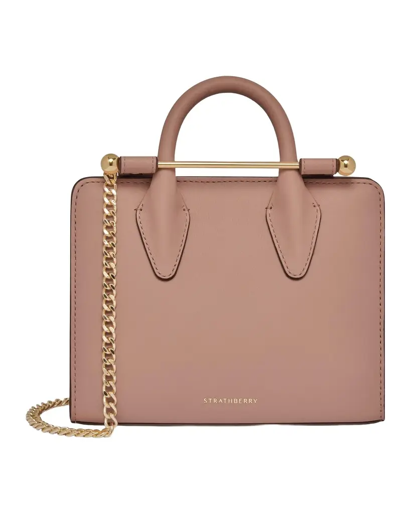 Strathberry Nano Leather Tote Bag | Image 1 Strathberry Nano Leather Tote Bag | Image 1