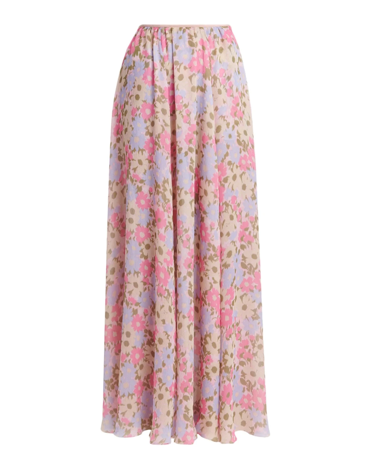 Valentino Garavani Floral Silk Georgette Maxi Skirt