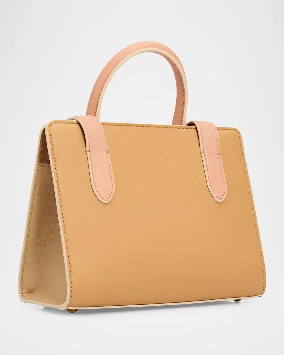 Strathberry Mini Tri-Color Leather Tote Bag | Thumbnail 3 Strathberry Mini Tri-Color Leather Tote Bag | Thumbnail 3