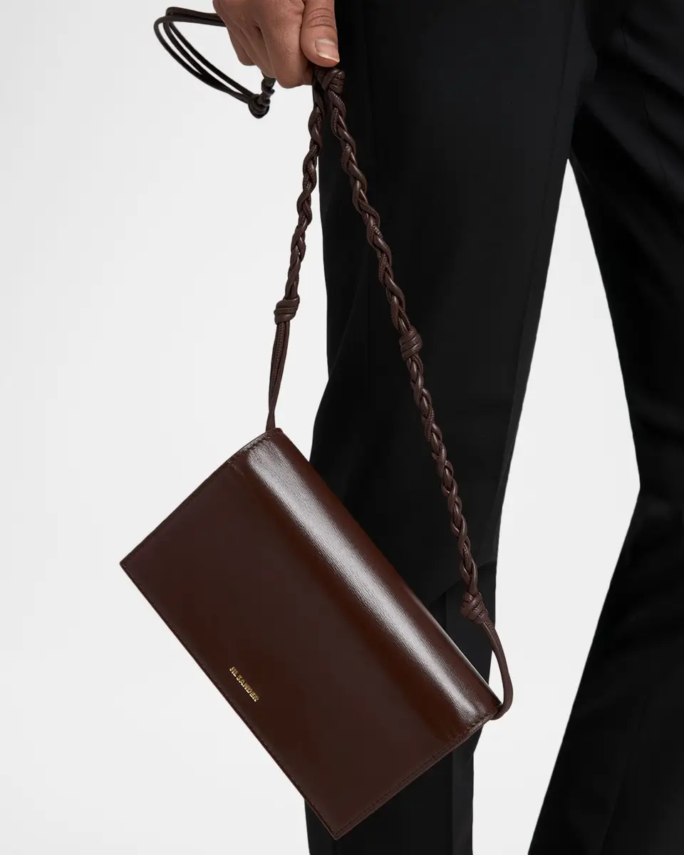 Jil Sander Tangle Leather Wallet-On-Strap | Thumbnail 2 Jil Sander Tangle Leather Wallet-On-Strap | Thumbnail 2