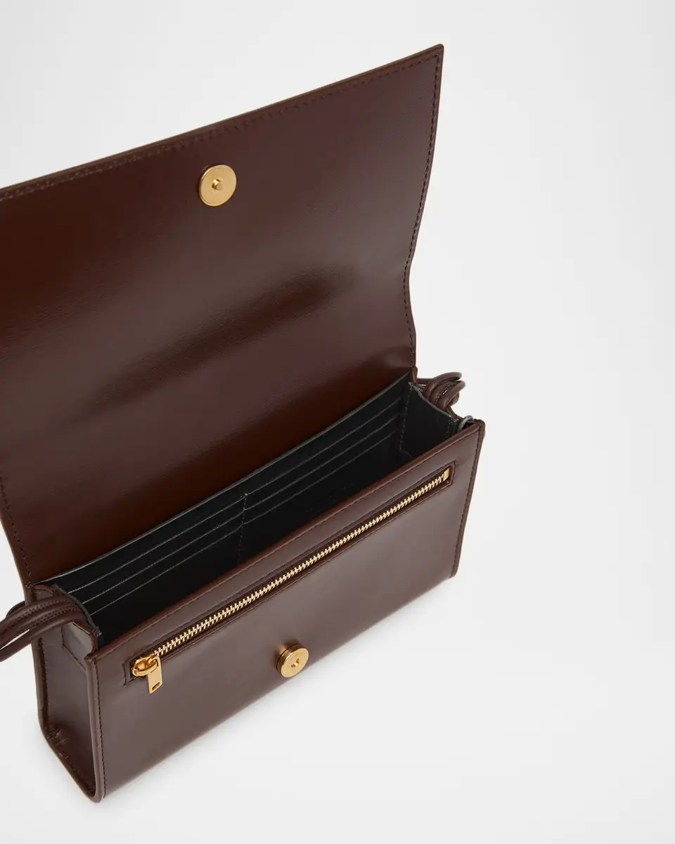 Jil Sander Tangle Leather Wallet-On-Strap | Thumbnail 4 Jil Sander Tangle Leather Wallet-On-Strap | Thumbnail 4
