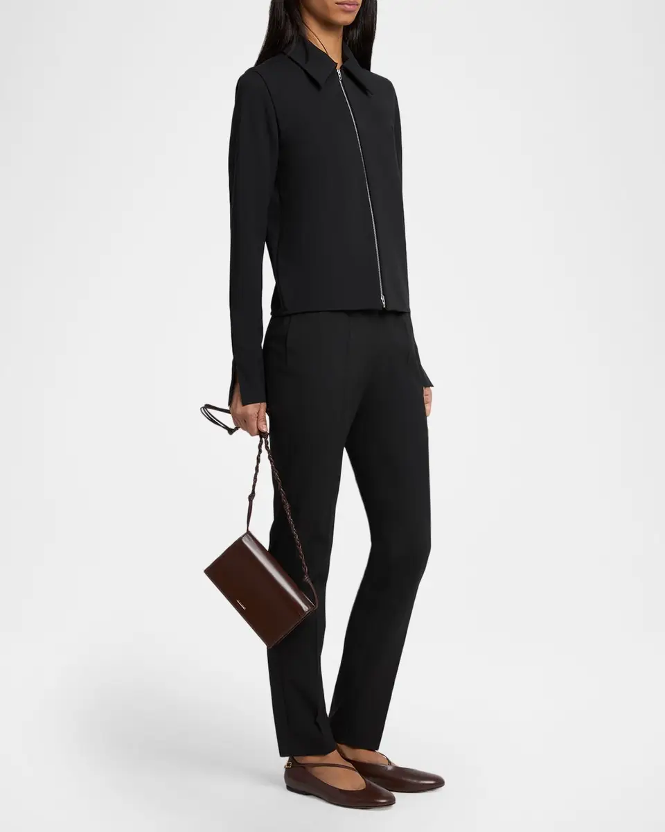 Jil Sander Tangle Leather Wallet-On-Strap | Thumbnail 5 Jil Sander Tangle Leather Wallet-On-Strap | Thumbnail 5