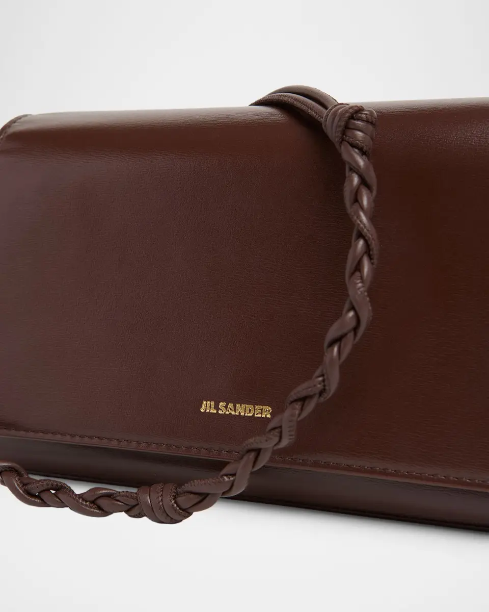 Jil Sander Tangle Leather Wallet-On-Strap | Thumbnail 6 Jil Sander Tangle Leather Wallet-On-Strap | Thumbnail 6