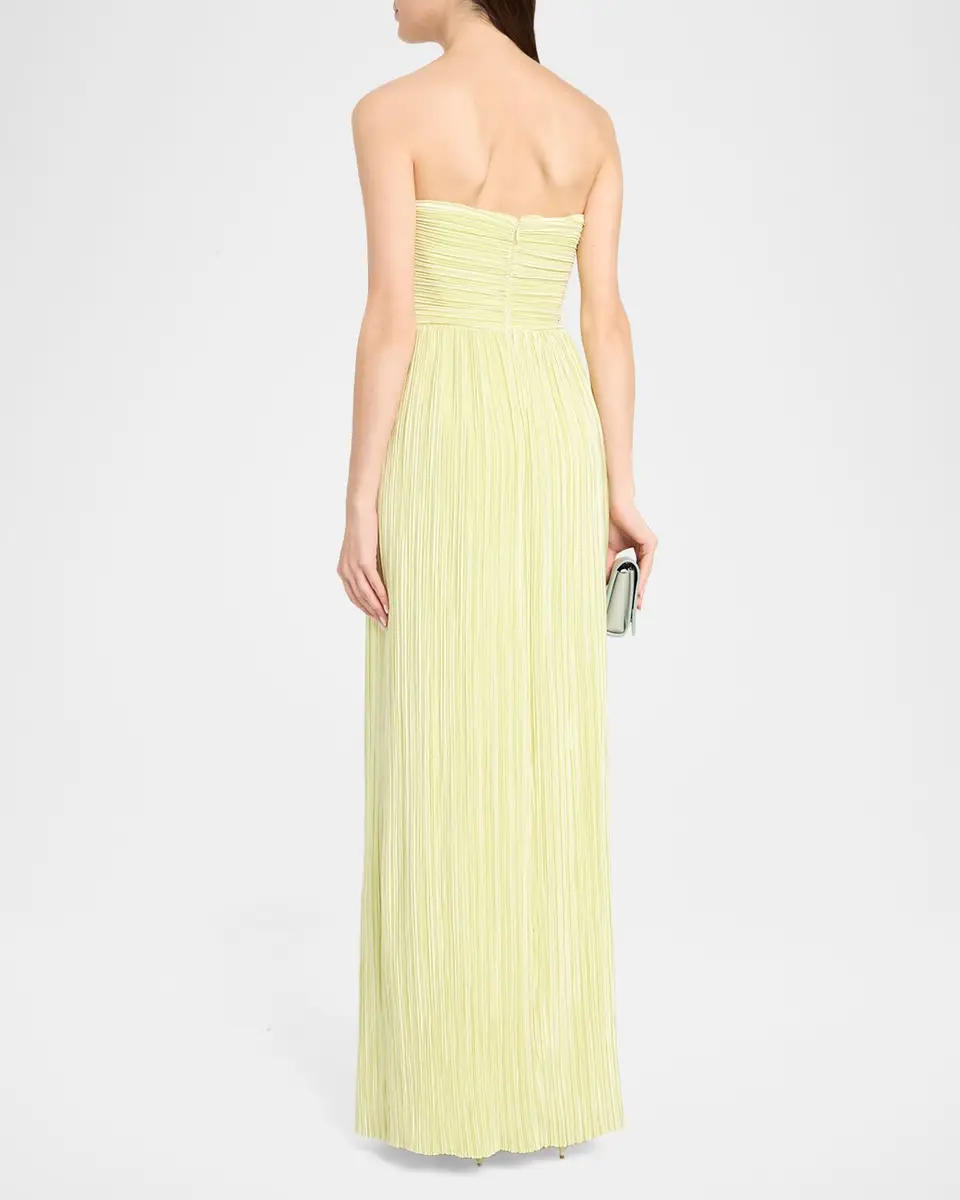 As It May Liora Pleated Strapless Column Gown | Thumbnail 3 As It May Liora Pleated Strapless Column Gown | Thumbnail 3