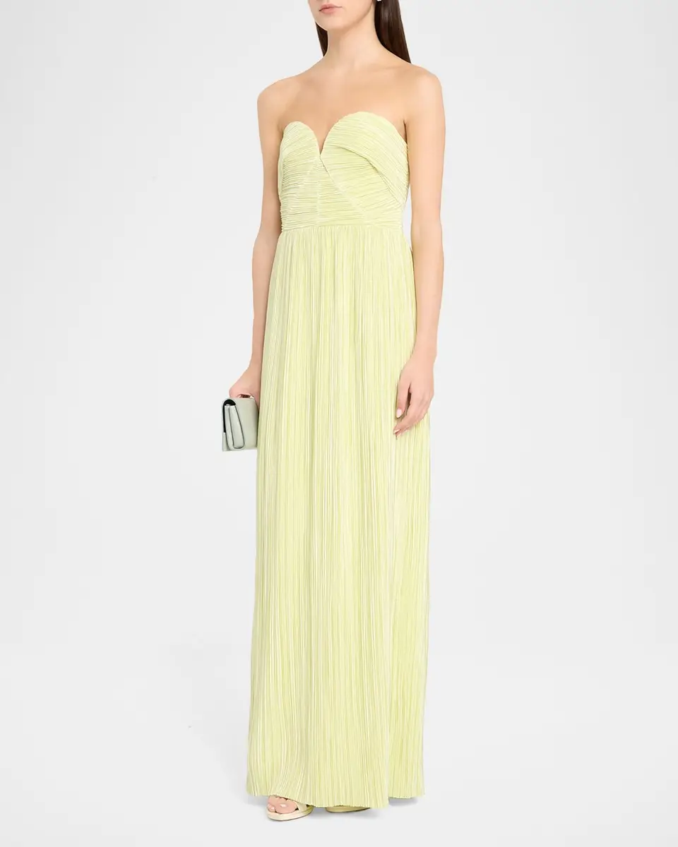As It May Liora Pleated Strapless Column Gown | Thumbnail 4 As It May Liora Pleated Strapless Column Gown | Thumbnail 4