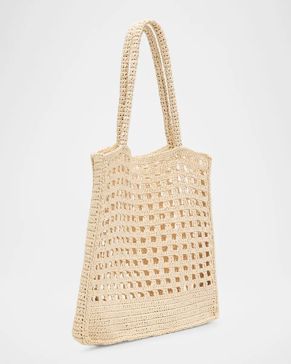 A.L.C. Ruby Crochet Raffia Tote Bag | Thumbnail 3