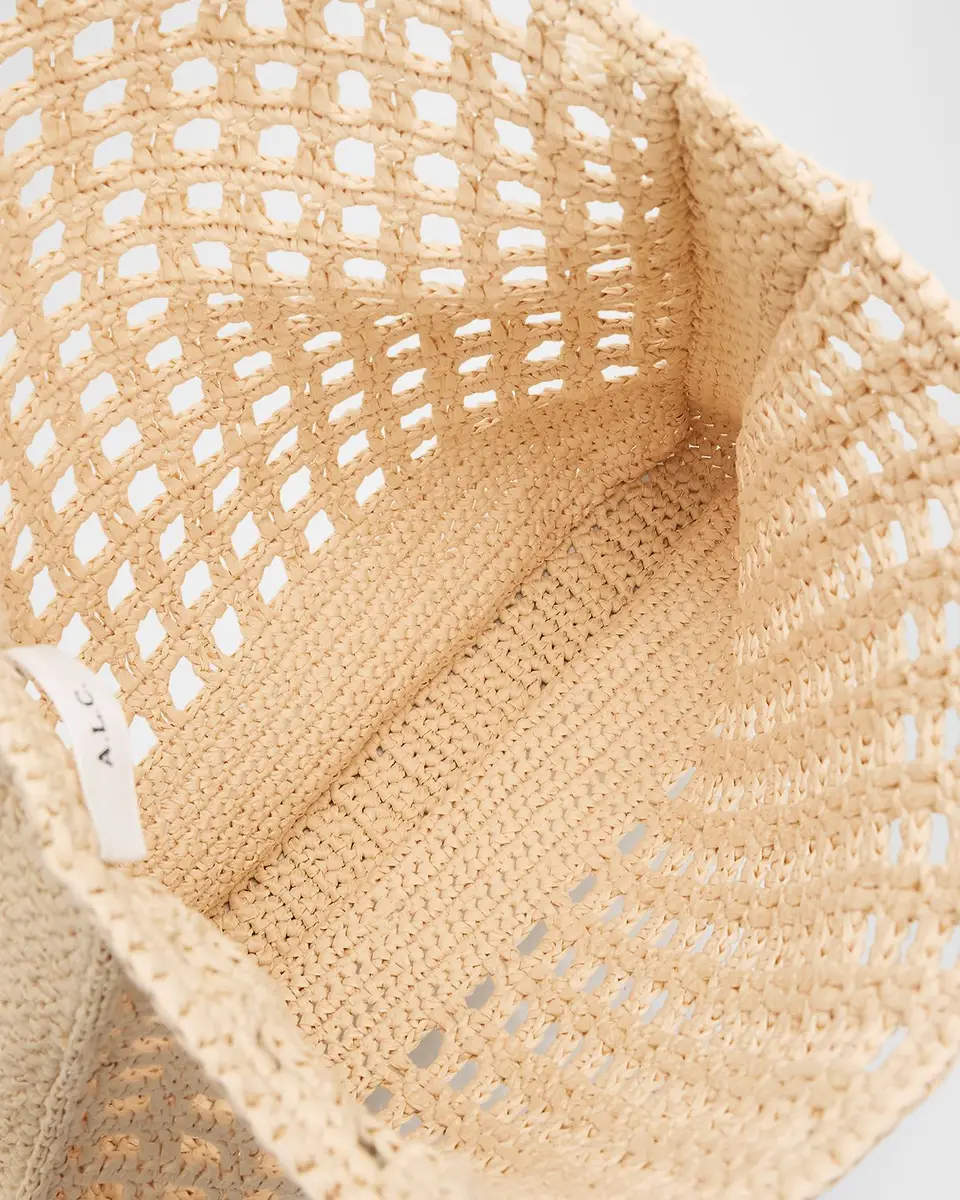 A.L.C. Ruby Crochet Raffia Tote Bag | Thumbnail 4