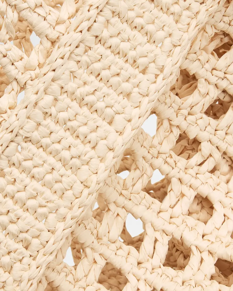 A.L.C. Ruby Crochet Raffia Tote Bag | Thumbnail 6