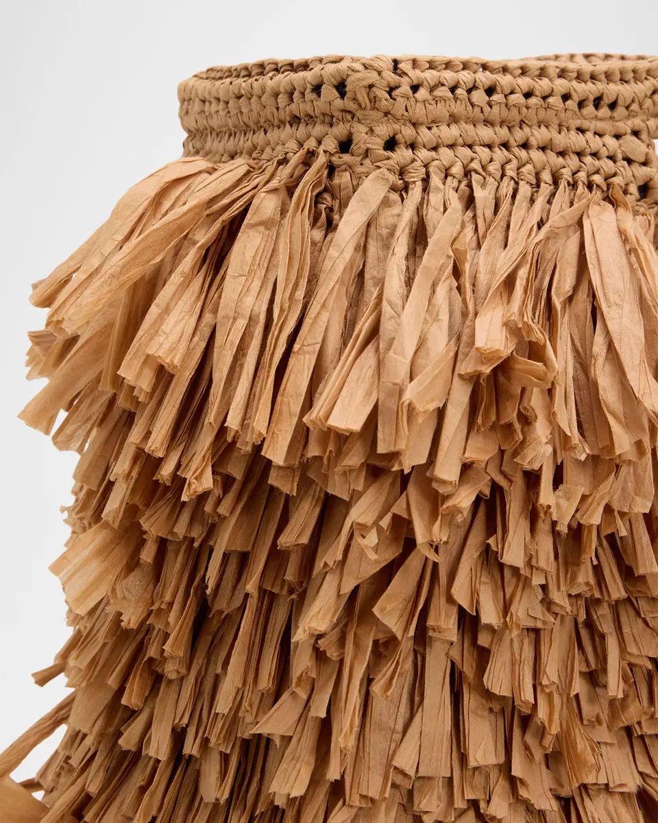 A.L.C. Charlie Fringe Raffia Top-Handle Bag | Thumbnail 6 A.L.C. Charlie Fringe Raffia Top-Handle Bag | Thumbnail 6