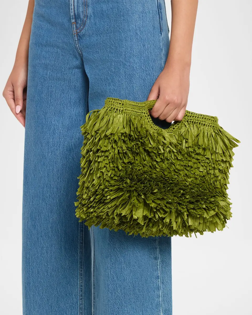 A.L.C. Charlie Fringe Raffia Top-Handle Bag | Thumbnail 7 A.L.C. Charlie Fringe Raffia Top-Handle Bag | Thumbnail 7