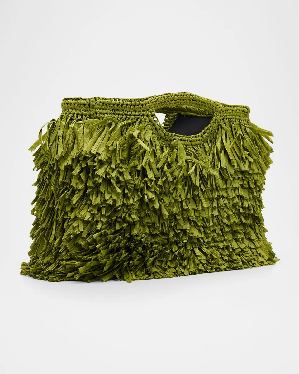 A.L.C. Charlie Fringe Raffia Top-Handle Bag | Thumbnail 8 A.L.C. Charlie Fringe Raffia Top-Handle Bag | Thumbnail 8