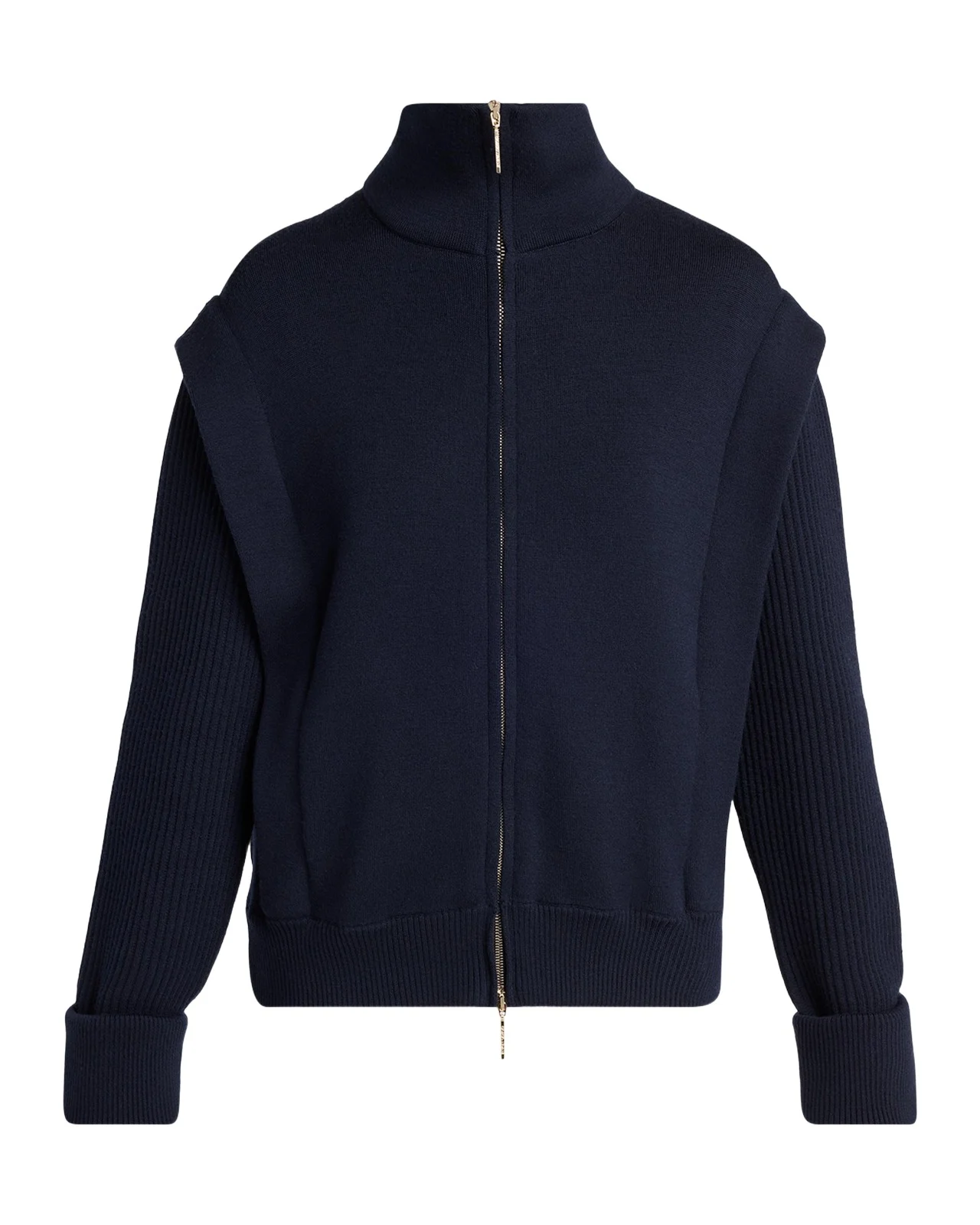 Wool-Blend Blouson Jacket
