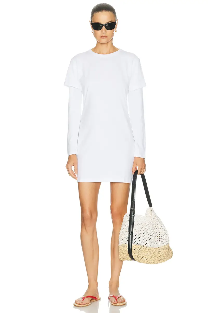 LESET Margo Layered Mini Dress | Image 1 LESET Margo Layered Mini Dress | Image 1