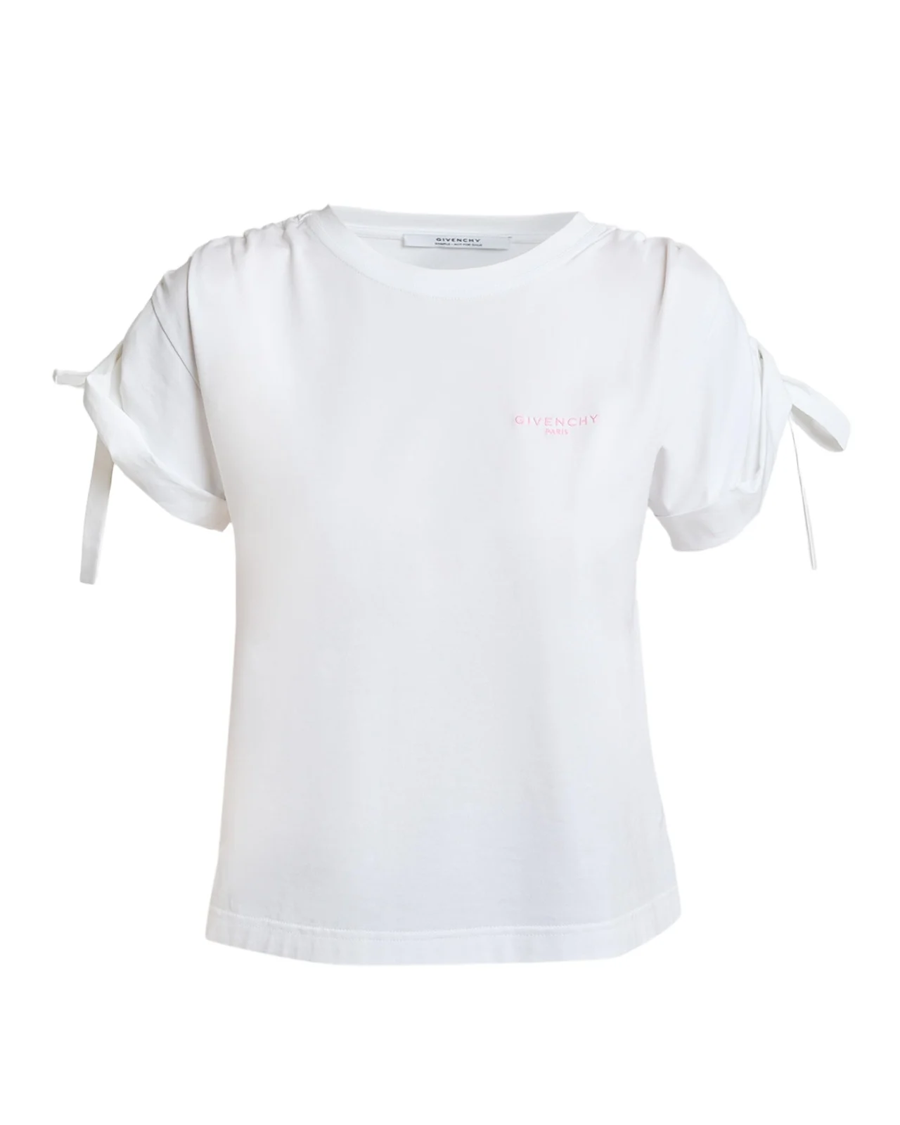 Givenchy Gathered Shoulder Short-Sleeve T-Shirt