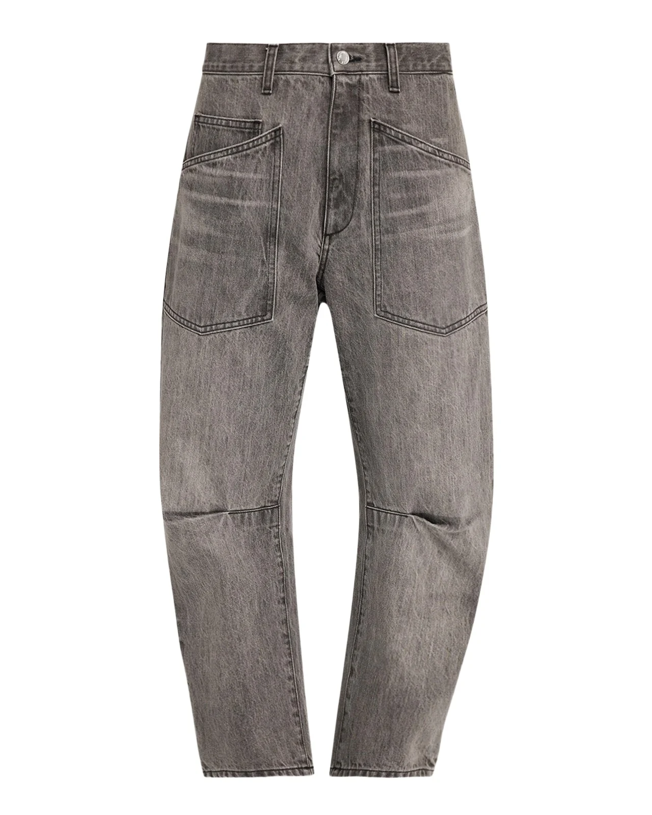 Nili Lotan Shon Barrel-Leg Jeans