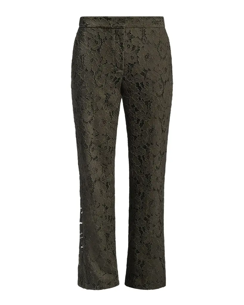 BCBGMAXAZRIA Safiya Cropped Guipure Lace Pants | Image 1 BCBGMAXAZRIA Safiya Cropped Guipure Lace Pants | Image 1