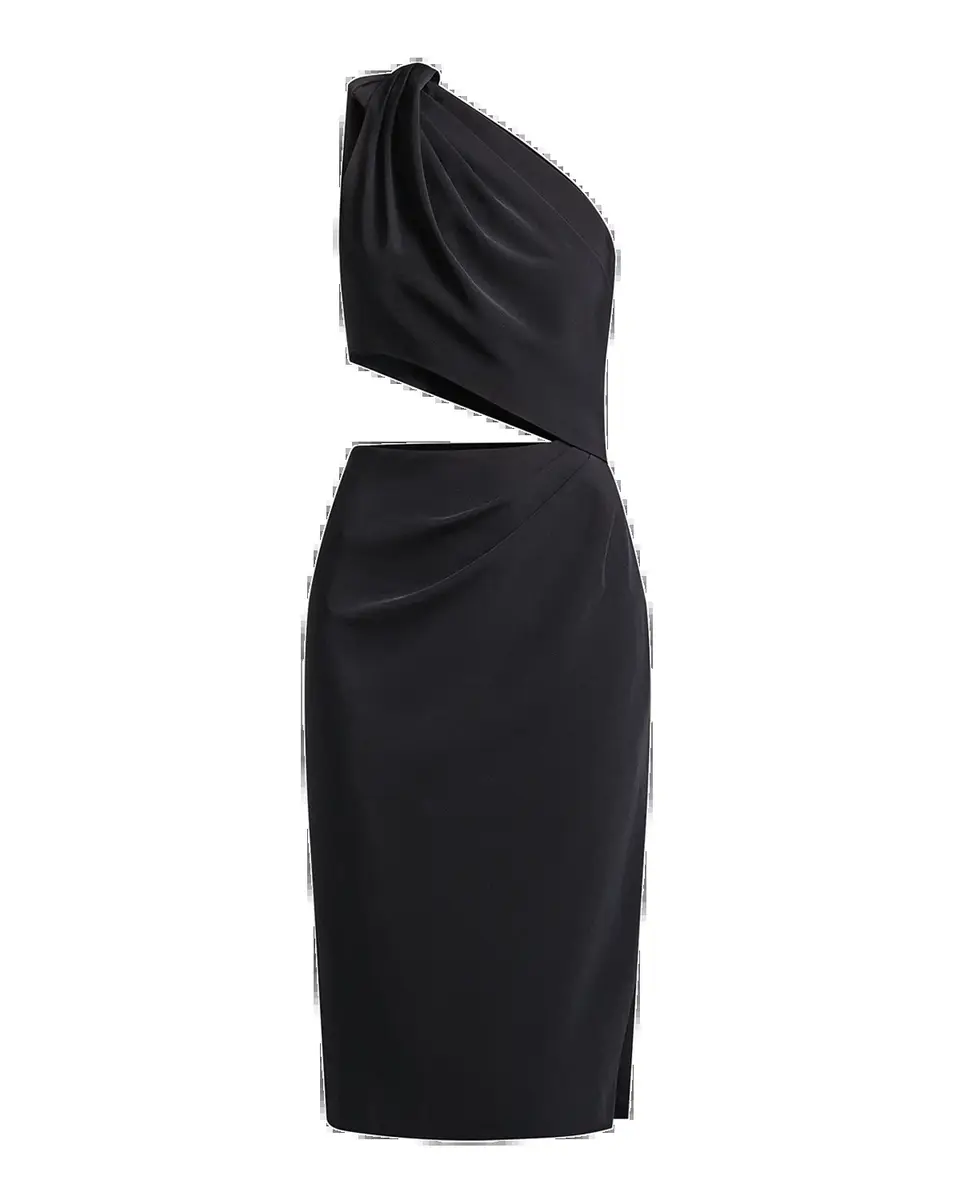 BCBGMAXAZRIA Isabel Cutout One-Shoulder Midi Dress | Thumbnail 2
