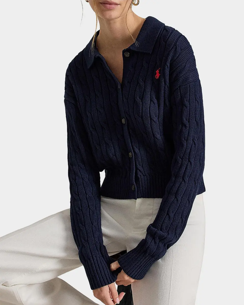 Polo Ralph Lauren Cable-Knit Cotton Cardigan | Thumbnail 5 Polo Ralph Lauren Cable-Knit Cotton Cardigan | Thumbnail 5