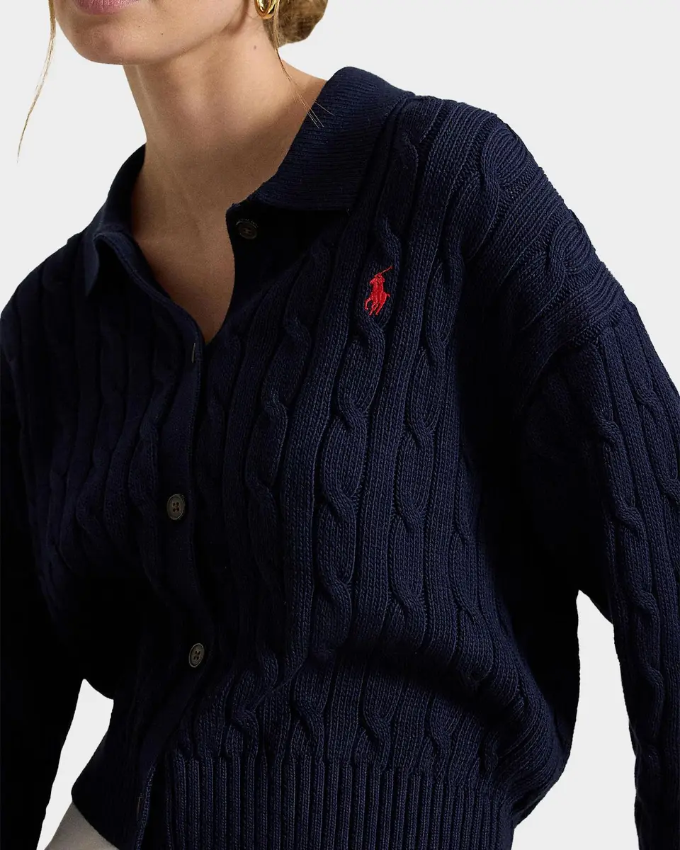 Polo Ralph Lauren Cable-Knit Cotton Cardigan | Thumbnail 6 Polo Ralph Lauren Cable-Knit Cotton Cardigan | Thumbnail 6