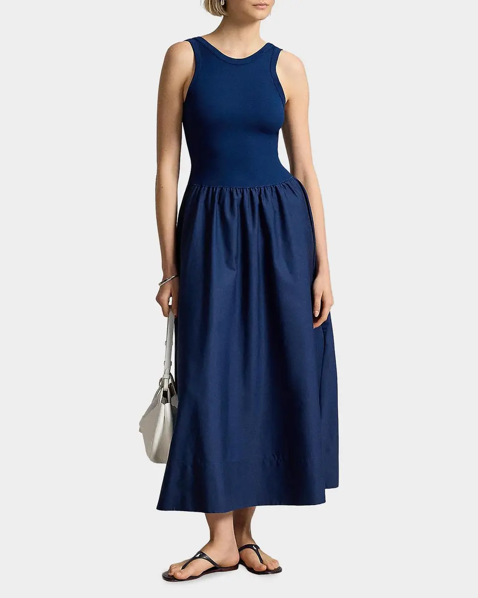 Polo Ralph Lauren Ponte-Bodice A-Line Maxi Dress | Thumbnail 2 Polo Ralph Lauren Ponte-Bodice A-Line Maxi Dress | Thumbnail 2