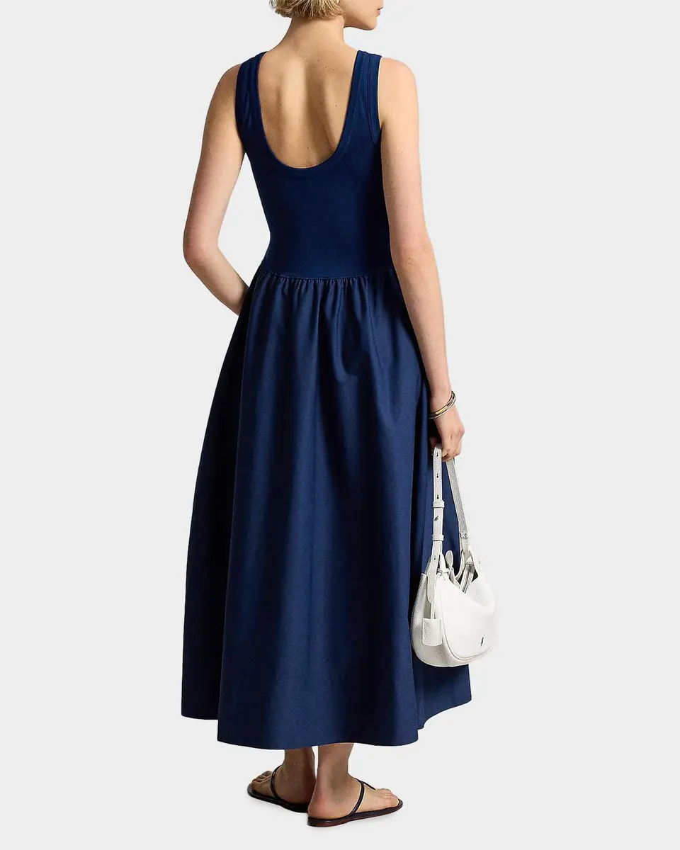 Polo Ralph Lauren Ponte-Bodice A-Line Maxi Dress | Thumbnail 3 Polo Ralph Lauren Ponte-Bodice A-Line Maxi Dress | Thumbnail 3