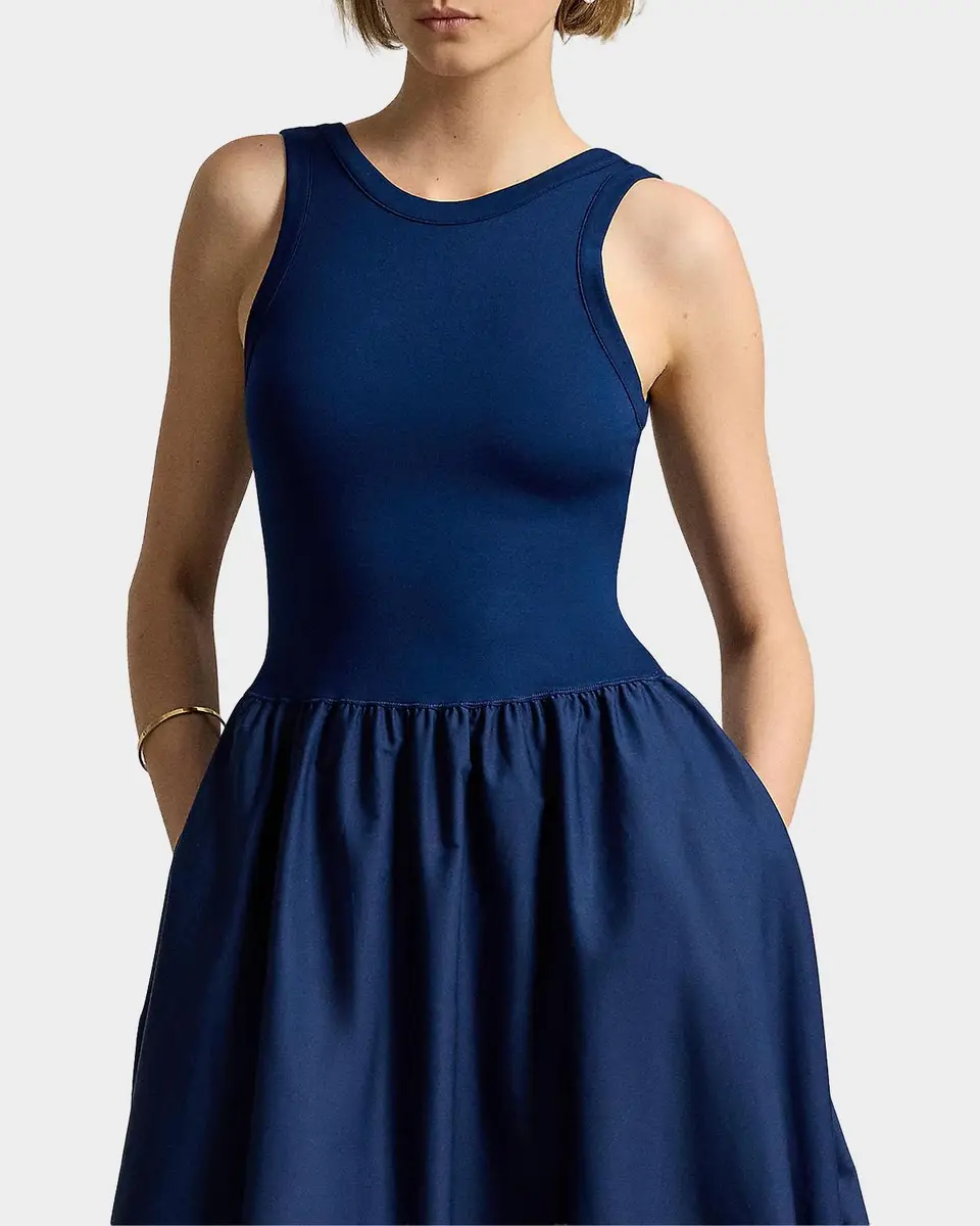 Polo Ralph Lauren Ponte-Bodice A-Line Maxi Dress | Thumbnail 5 Polo Ralph Lauren Ponte-Bodice A-Line Maxi Dress | Thumbnail 5