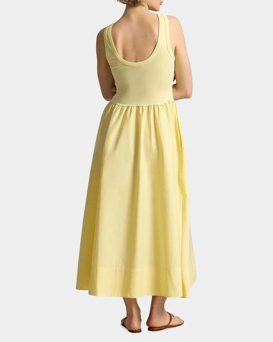 Polo Ralph Lauren Ponte-Bodice Sleeveless Midi Dress | Thumbnail 3 Polo Ralph Lauren Ponte-Bodice Sleeveless Midi Dress | Thumbnail 3