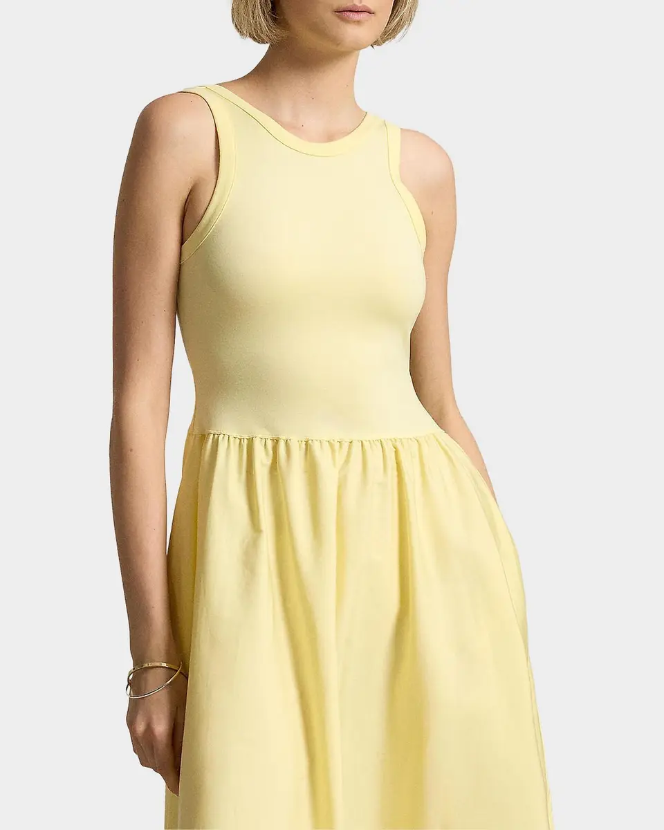 Polo Ralph Lauren Ponte-Bodice Sleeveless Midi Dress | Thumbnail 5 Polo Ralph Lauren Ponte-Bodice Sleeveless Midi Dress | Thumbnail 5