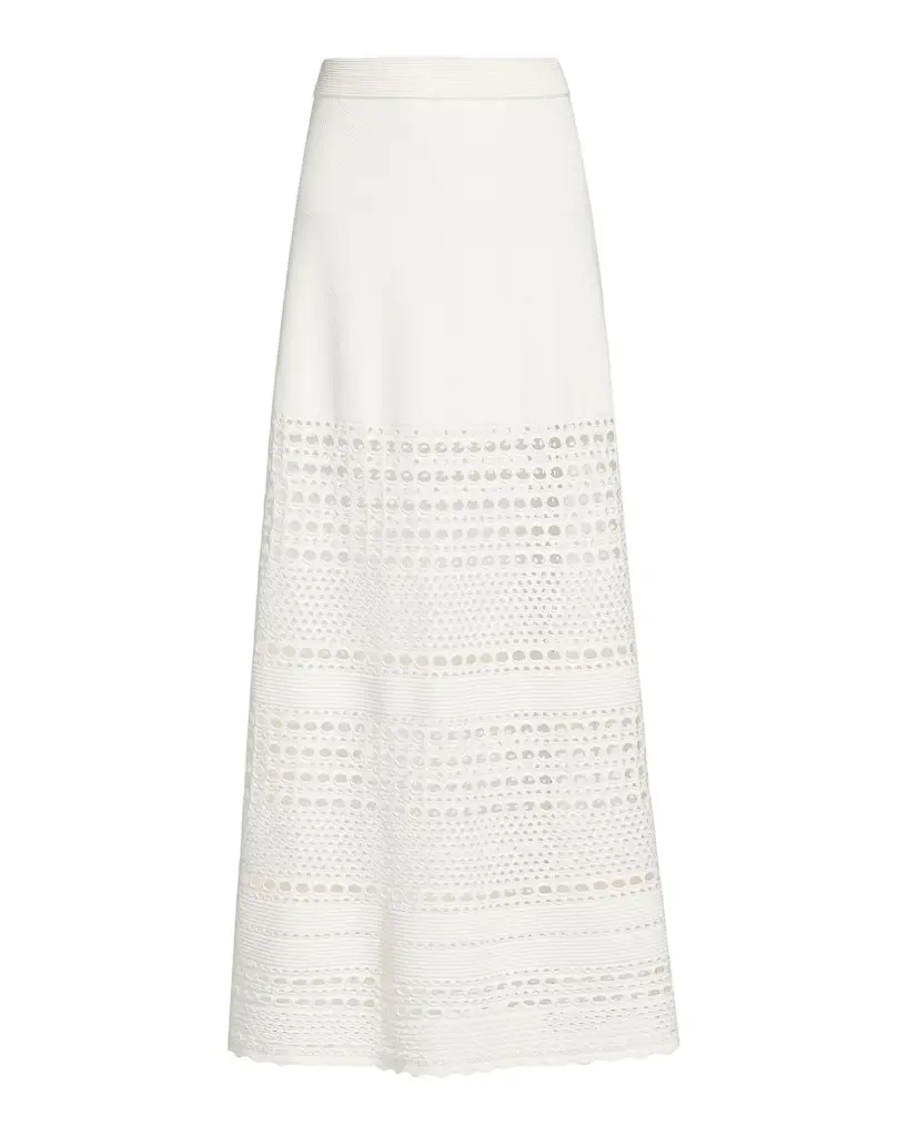 Simkhai Westly Open-Stitch Midi Skirt | Image 1 Simkhai Westly Open-Stitch Midi Skirt | Image 1
