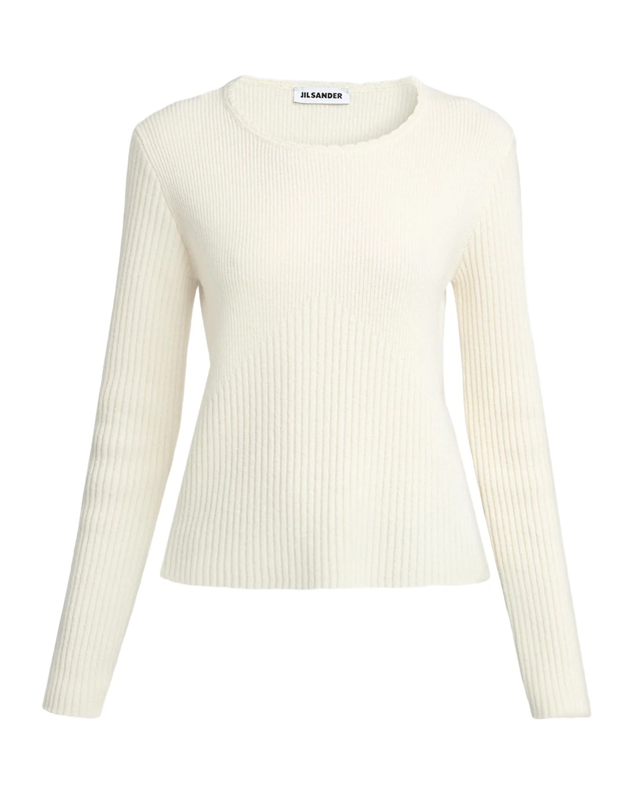 Wool-Cashmere Rib Crewneck Sweater Wool-Cashmere Rib Crewneck Sweater