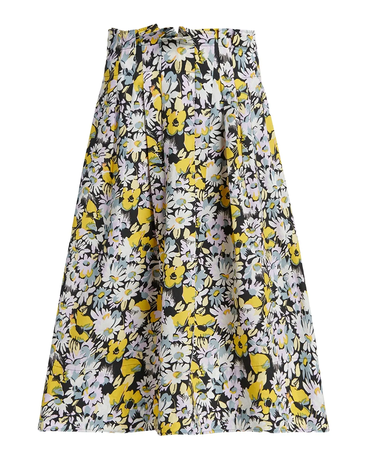 Floral Cotton Midi Skirt Floral Cotton Midi Skirt