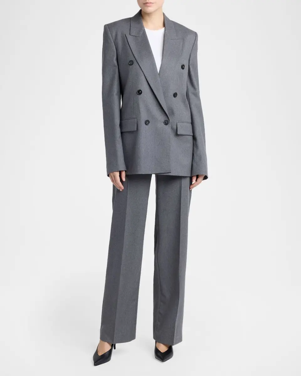 Stella McCartney Tailored Wool Slim Straight-Leg Pants | Thumbnail 2 Stella McCartney Tailored Wool Slim Straight-Leg Pants | Thumbnail 2