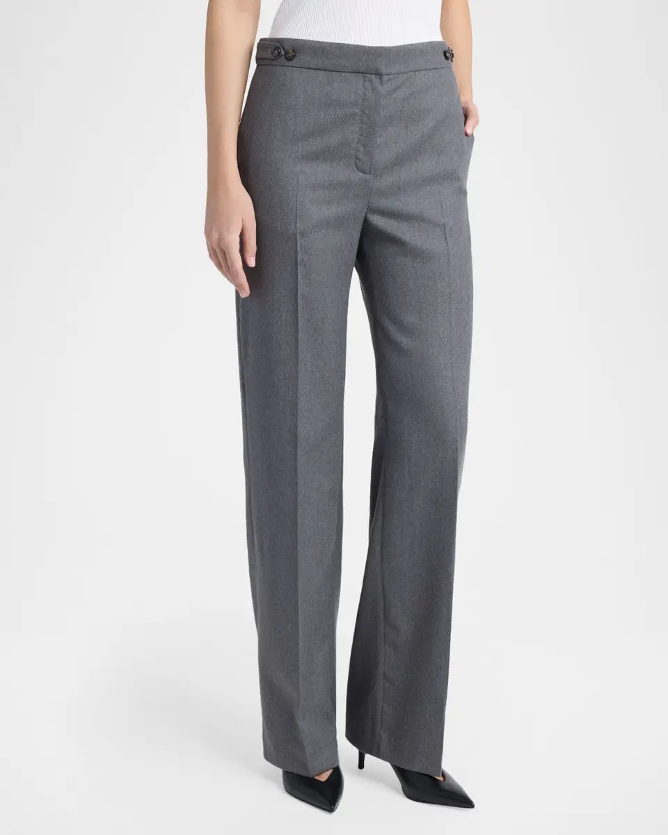 Stella McCartney Tailored Wool Slim Straight-Leg Pants | Thumbnail 4 Stella McCartney Tailored Wool Slim Straight-Leg Pants | Thumbnail 4