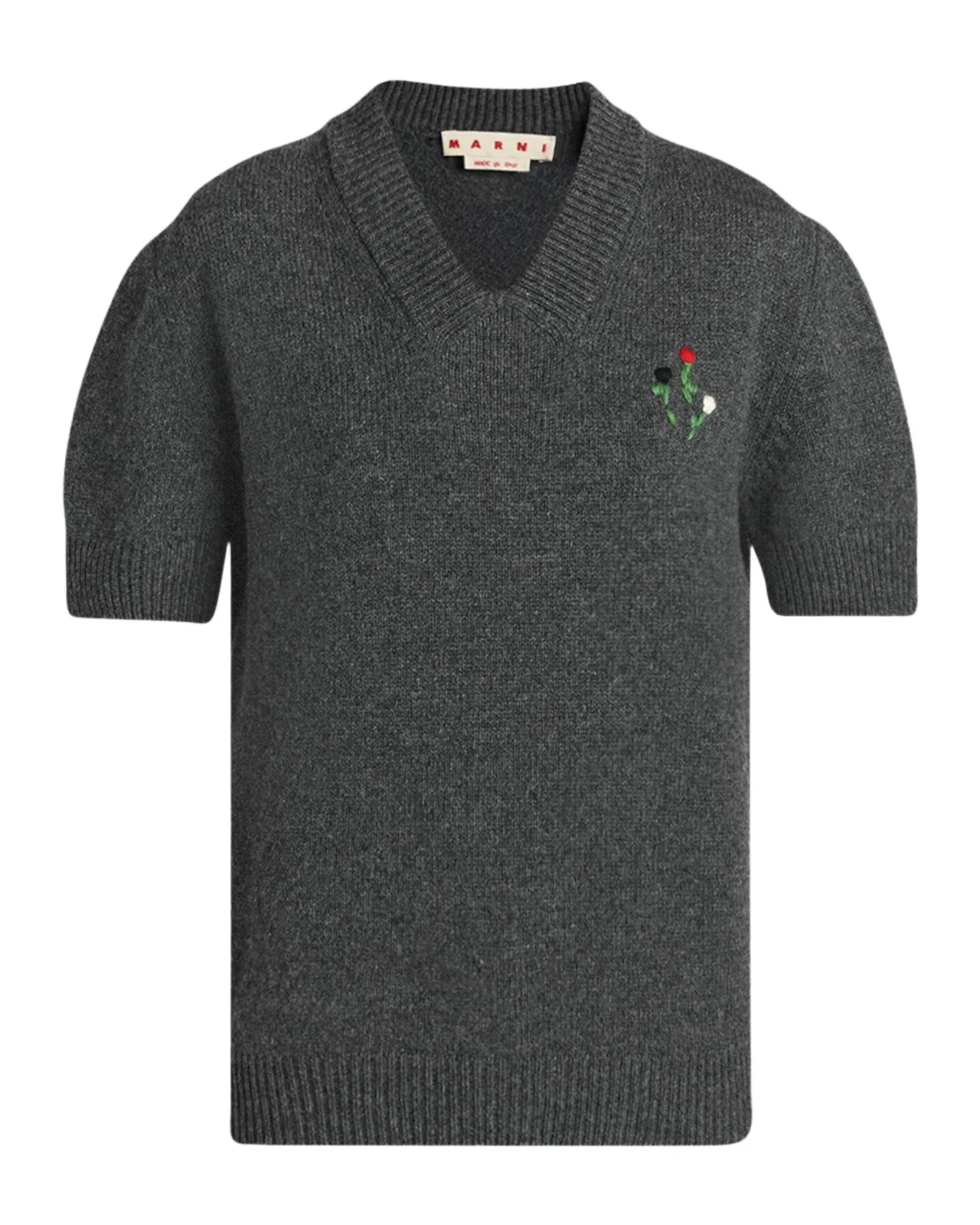 Floral Embroidered Wool-Cashmere Sweater Floral Embroidered Wool-Cashmere Sweater