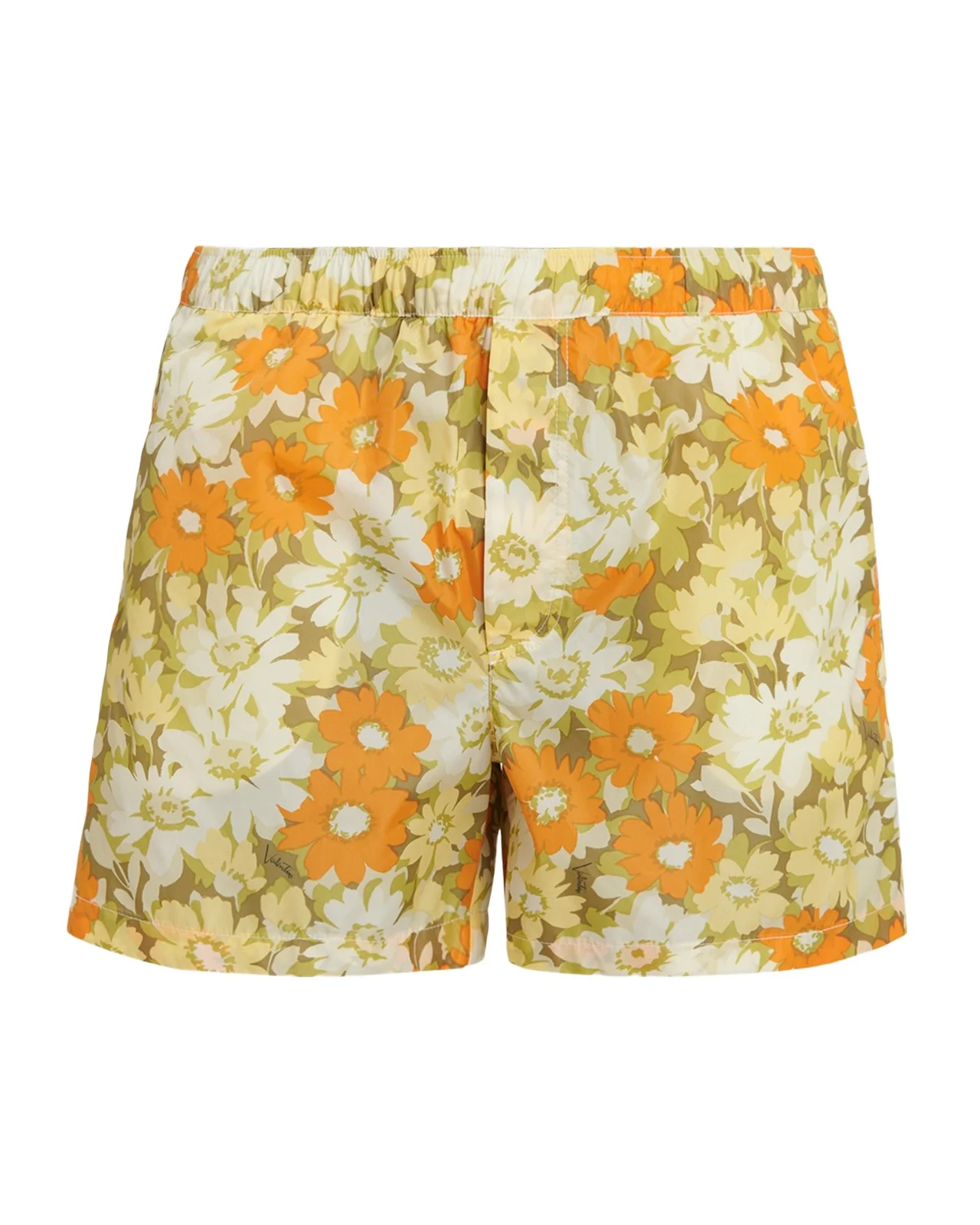 Valentino Garavani Men's Floral Logo Swim Trunks