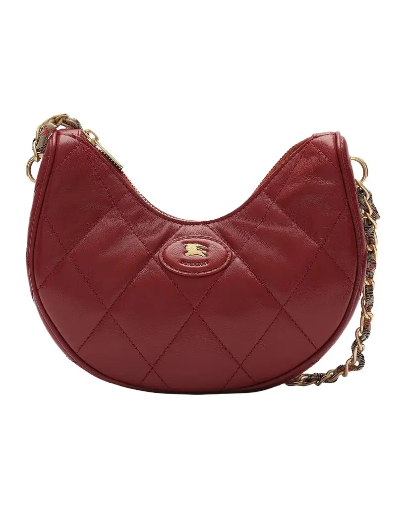 Burberry Horseshoe Chain Quilted Leather Shoulder Bag | Image 1 Burberry Horseshoe Chain Quilted Leather Shoulder Bag | Image 1