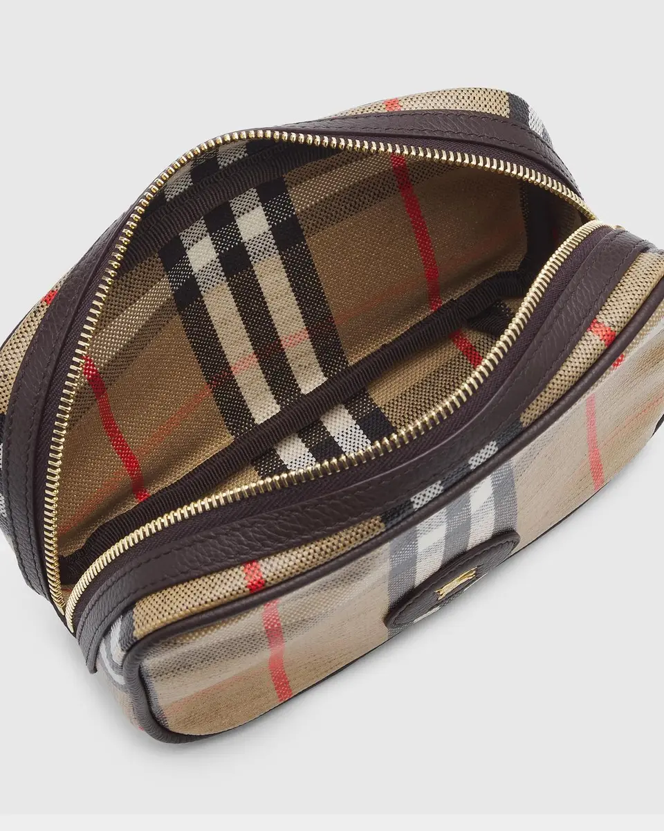 Burberry Highlands Makeup Pouch | Thumbnail 4 Burberry Highlands Makeup Pouch | Thumbnail 4