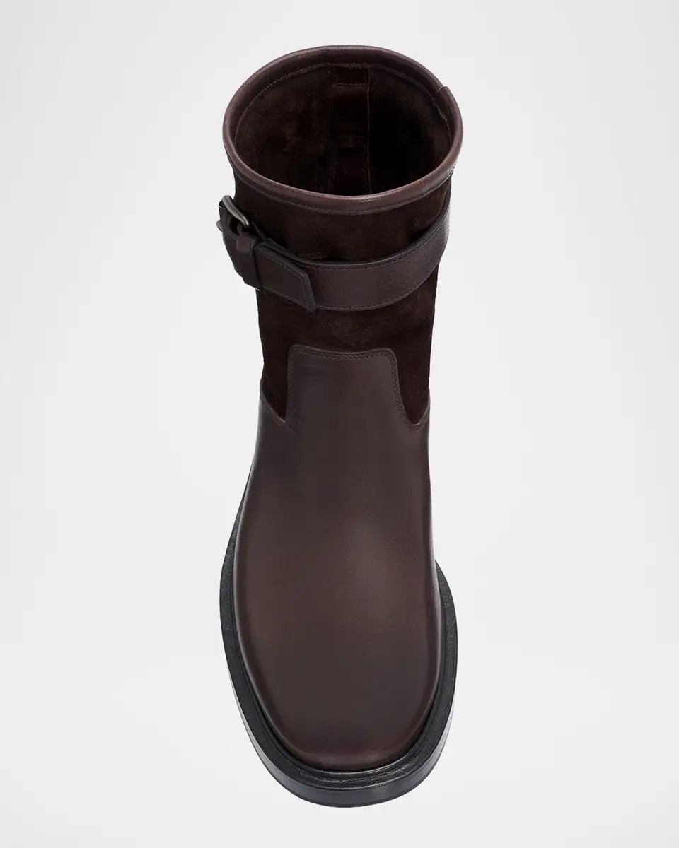 Church's Sylvie Leather and Suede Boots | Thumbnail 3 Church's Sylvie Leather and Suede Boots | Thumbnail 3