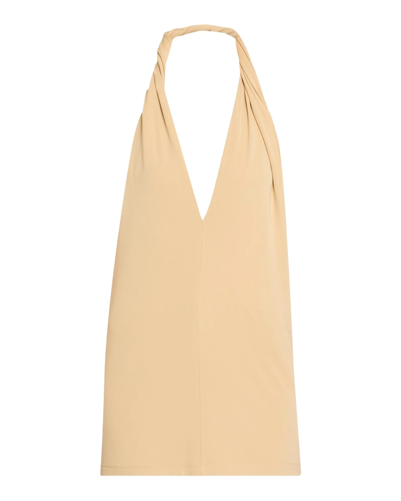 Plunging Twisted Jersey Halter Top Plunging Twisted Jersey Halter Top
