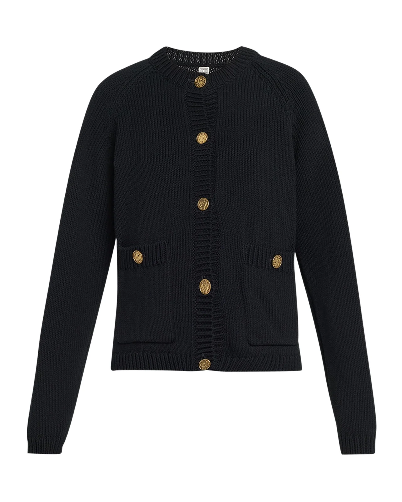 TOTEME Hammered Button Knit Cardigan