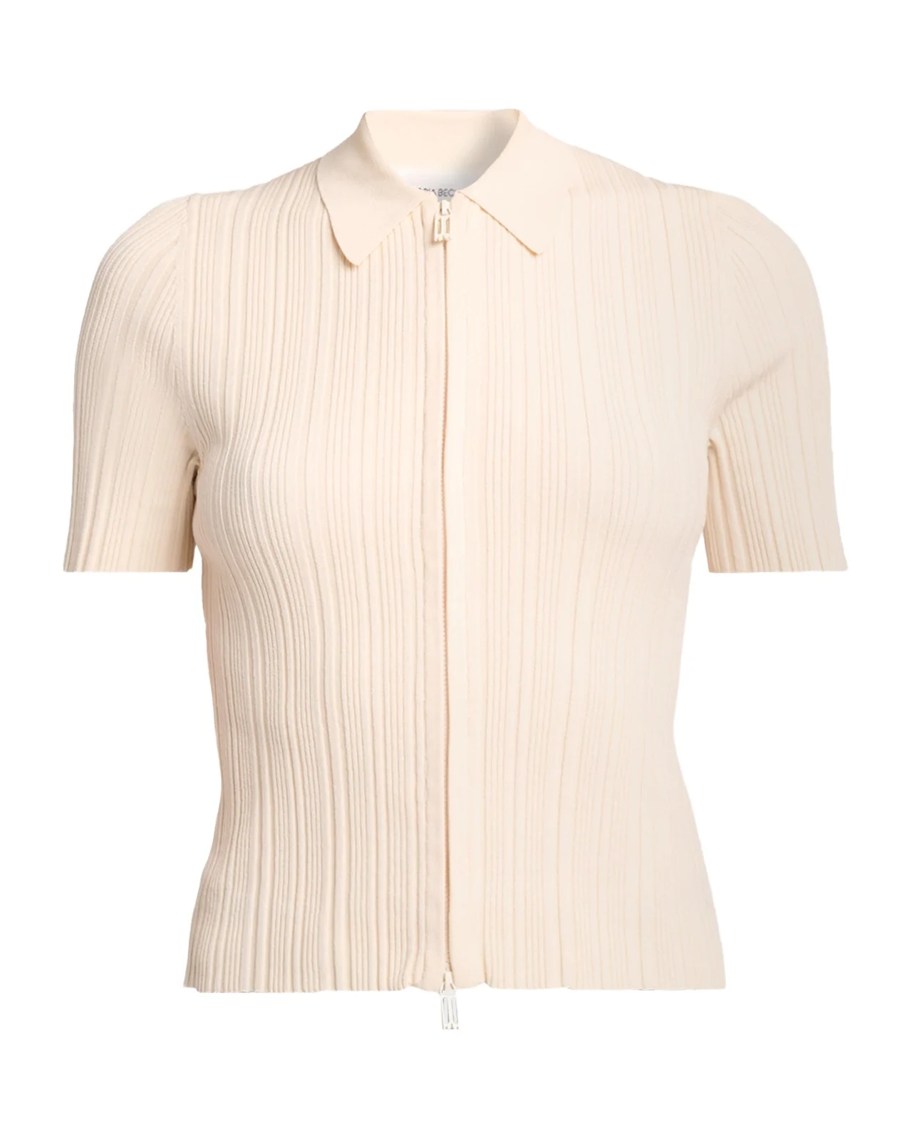 Ribbed Polo Top