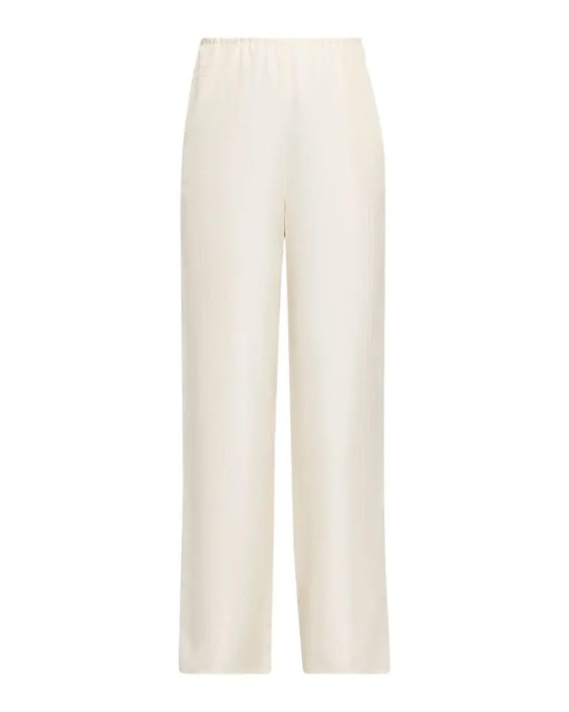 TOTEME Monogram Silk Pj Bottoms | Image 1 TOTEME Monogram Silk Pj Bottoms | Image 1
